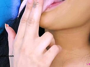 Adorable Petite Brunette Teen Displays Sexy Body in Casting Photoshoot Interview Pov