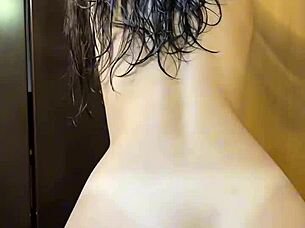 fresh shower slut rides cock with juicy ass cheeks clapping