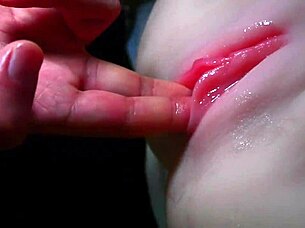 wanna see my finger and dick stretching this tight pussy wide?