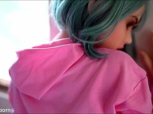 pretty teen fuck doll's silicone ass begs for creampie