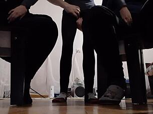 i masturbated watchin my two girlfriends mutual cum in leggings 3some