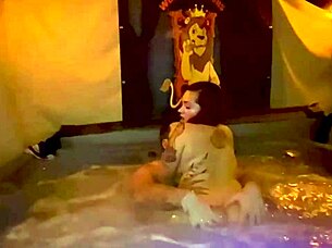 santana red quickie creampie hot tub fuck wca