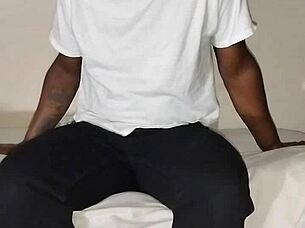 jeans-clad wrestler masturbates freely craving more join-in action