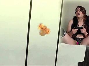 Lovense-Connected Sexy Bimbo Gamer Vibes to Orgasm in Bayonetta Episode 4