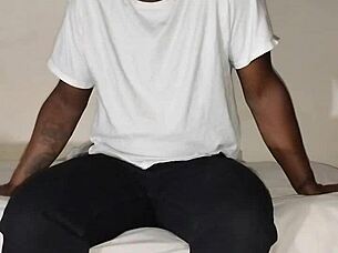 jeans-clad wrestler masturbates freely craving more join-in action