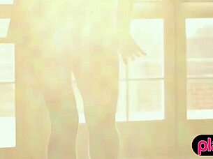 petite brunette lana james bares tight pussy and small tits