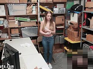 Petite Blonde Teen Summer Brooks Begs For Garage Cock Punishment