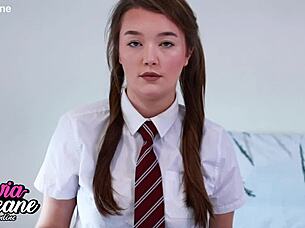 british student teases your tiny cock joi humiliation