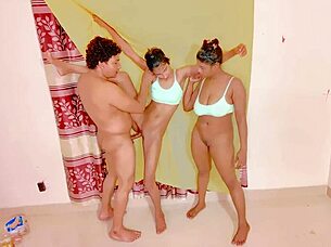 daughter's boyfriend threesome with fantastic ffm squirting deepthroat facial cumshot tight pussy anal fisting group romantic brunette teen petite skinny beautiful homemade 3some