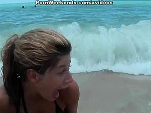 Babe's Intense Blowjob Leads to Ripped-Clothes Fucking