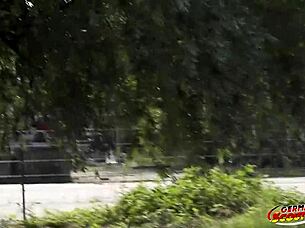 German Wife's Long Labia Small Tits Bareback Anal Casting Gaping