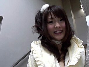 cute asian teen explores first bondage with older japanese man