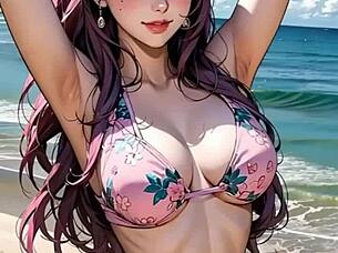 hey check out sexy asian model shirley in bikini