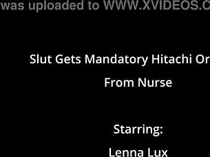 Lenna Lux Forced to Hitachi Orgasms by Kinky Nurse