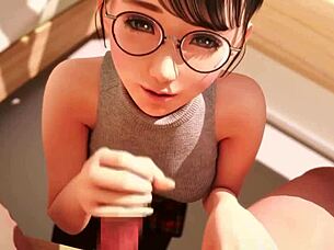 amelialtie teases with skilled hands in part three