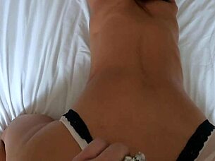 fit milf rides huge cock with massive bouncing boobs