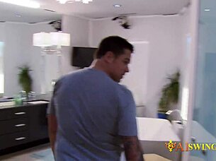 couple signs secrecy pact swinging oral group fun