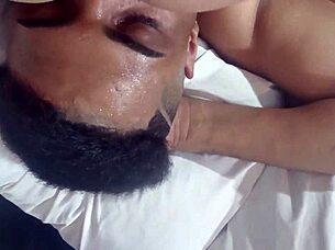 milf blows black cock to squirting orgasm creampie bliss