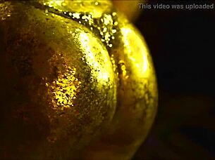 Nastya Vdovik's nasty big ass cheeks shine in thong tease