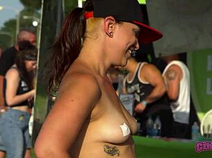 rock fest daytime flashers get wild and real backstage