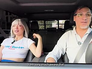 hot latina aradiahellx craves hardcore public car sex orgasms