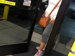 Two Moms Shopping Candid Hidden Cam 🛍️👀