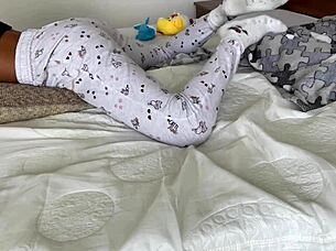 i got so bored home alone masturbating ass with toys