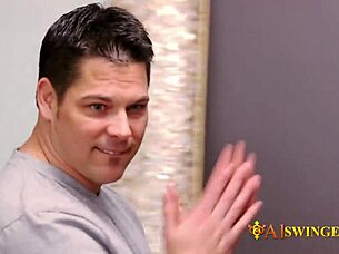 couple signs secrecy pact swinging oral group fun