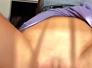 Stunning teen model's tight ass pounded rough in intense pov anal creampie