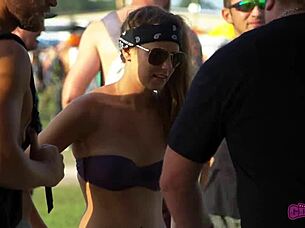 rock fest daytime flashers get wild and real backstage