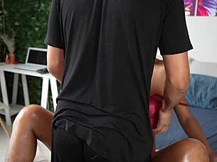 her massive squirt explosion drenches everything intensely