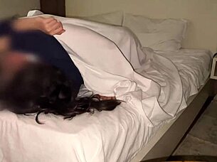 hey watch my friend fuck wife missionary till real orgasm creampie