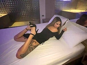 Cute Tattooed Blonde Squirts On Stranger's Cock After Party Fuck Fest!