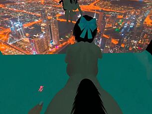 Muscular Futanari Bodybuilder Pounds Girlfriend's Dripping Pussy