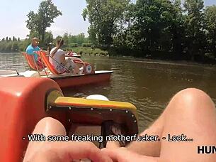 guy pays big for czech milf wife while hubby watches hungrily?