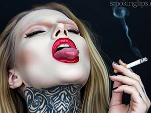 smokinglips4 ignites deep fetish passions and smoky thrills
