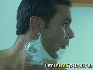 Country Couple Fucks Monster Cock Outdoors Public Cosplay