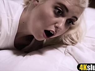 Cute Petite Chloe Cheery Blindfolded For BBC Surprise Pounding