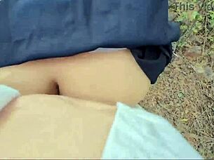 Sexy Thai Schoolgirl Creampied Rough Outdoors in Forest