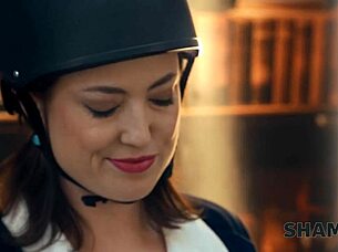 shame4k czech milf femdom mistress caught masturbating rides student cowgirl big natural tits domination kinky