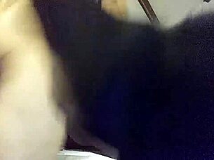 White Satin Dress Black Spandex MILF Doggystyle Deepthroat Ass to Mouth