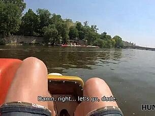 guy pays big for czech milf wife while hubby watches hungrily?