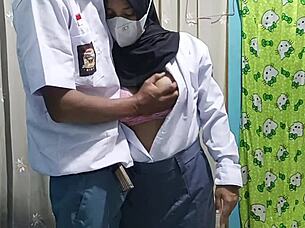 SMA STUDENT CELEBRATES GRADUATION with passionate DOGGYSTYLE POUNDING