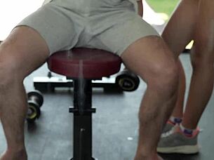 i went to the gym for workout but hot chick wanted to cheat on boyfriend with me