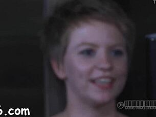 Horny couple WHIPS bound slut then fucks wet pussy hard