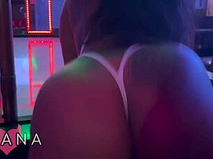 Juice's Tattoo Fat Big Ass Striptease Dance Routine