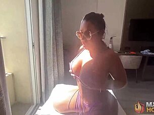 Busty Thick MILF Monica Santhiago Butt Fucked By Big Cock