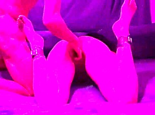 Handcuffed submissive milf moans creampie rough missionary fuck?