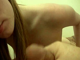 Amelia rose auditions with pantyhose blowjob for pretty redhead