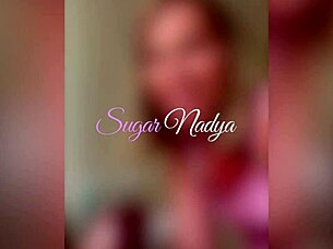 russian milf nurse slut grabs my cock with latex gloves in hospital